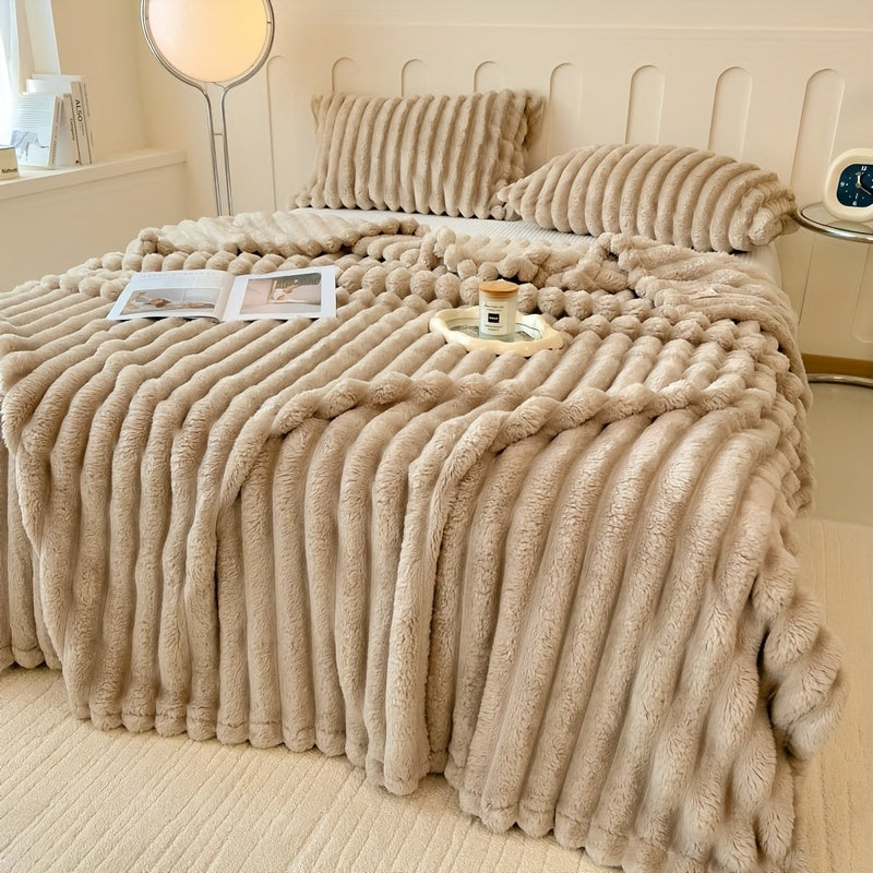 Luxurious Faux Fur Throw Blanket