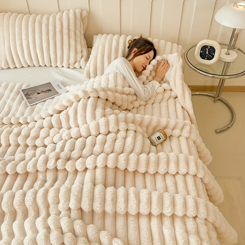 Luxurious Faux Fur Throw Blanket