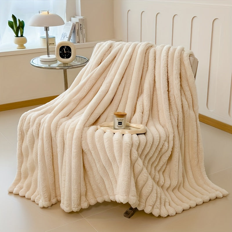 Luxurious Faux Fur Throw Blanket