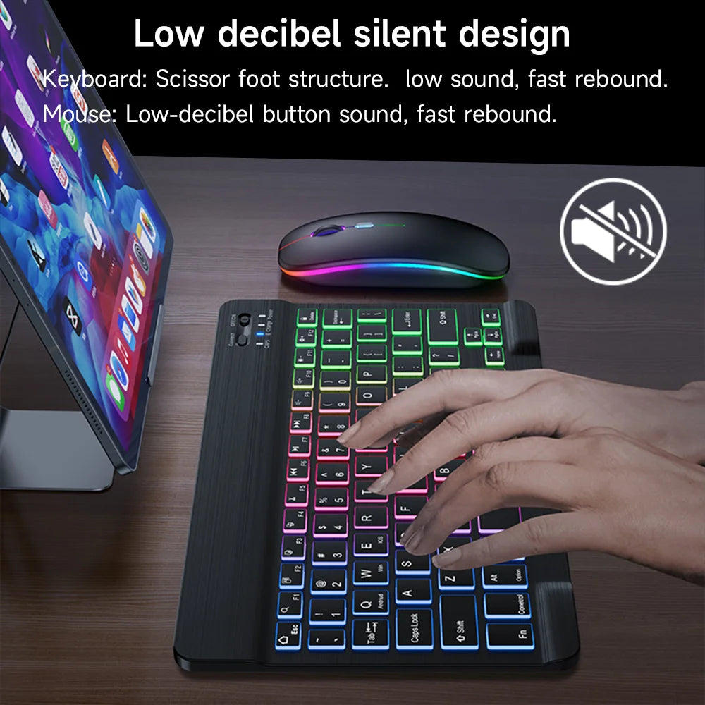 Wireless Bluetooth Keyboard & Mouse