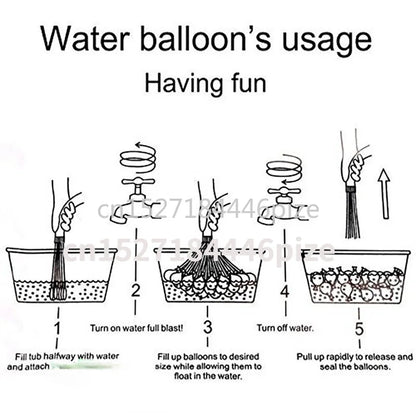 111pcs/bag Filling Water Balloons