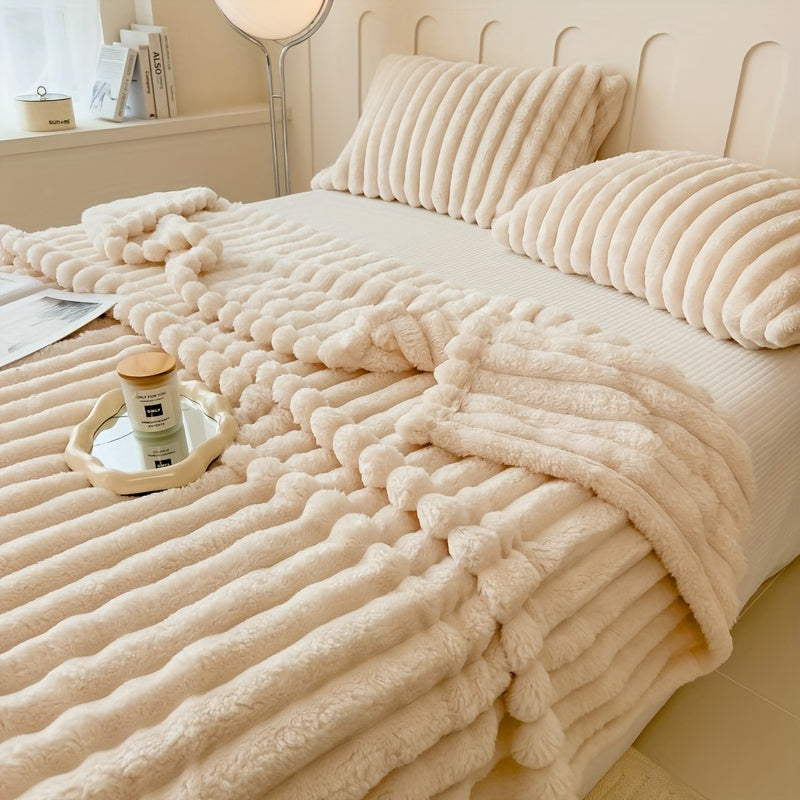 Luxurious Faux Fur Throw Blanket