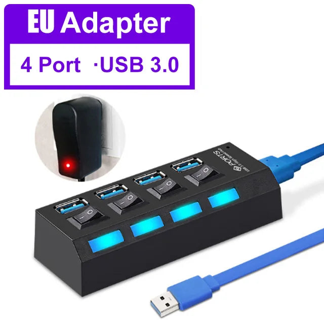 High Speed USB Port Power Splitter