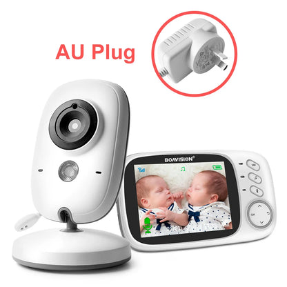 Baby Monitor 2.4G Wireless With 3.2 Inches LCD 2 Way Audio