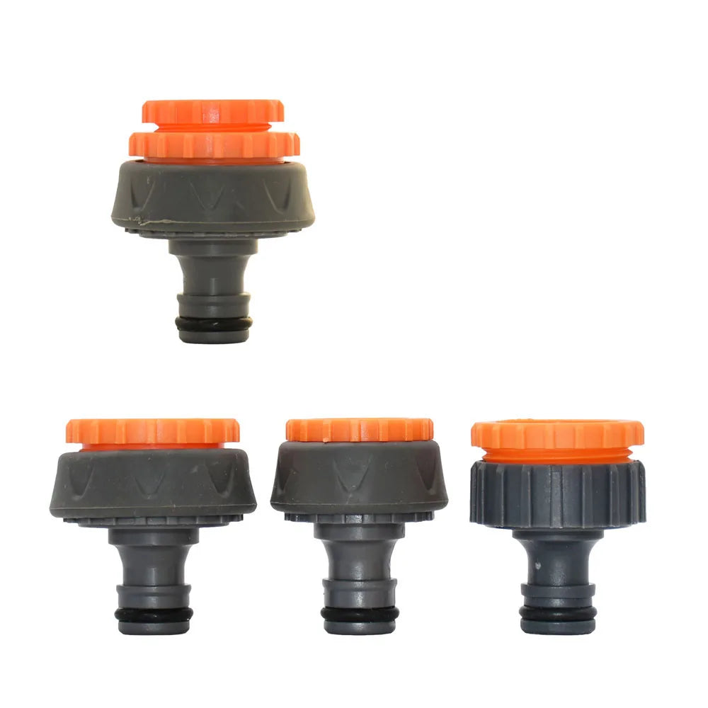 1/2'' 3/4'' 1'' Tap Hose Quick Connecter Valve Nipple OD16mm 20mm 32MM Garden Hose Waterstop Fittings Watering Gun Adapter