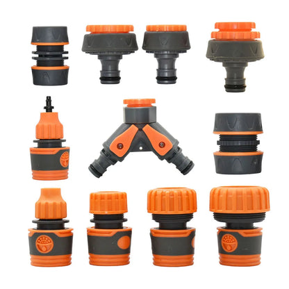 1/2'' 3/4'' 1'' Tap Hose Quick Connecter Valve Nipple OD16mm 20mm 32MM Garden Hose Waterstop Fittings Watering Gun Adapter