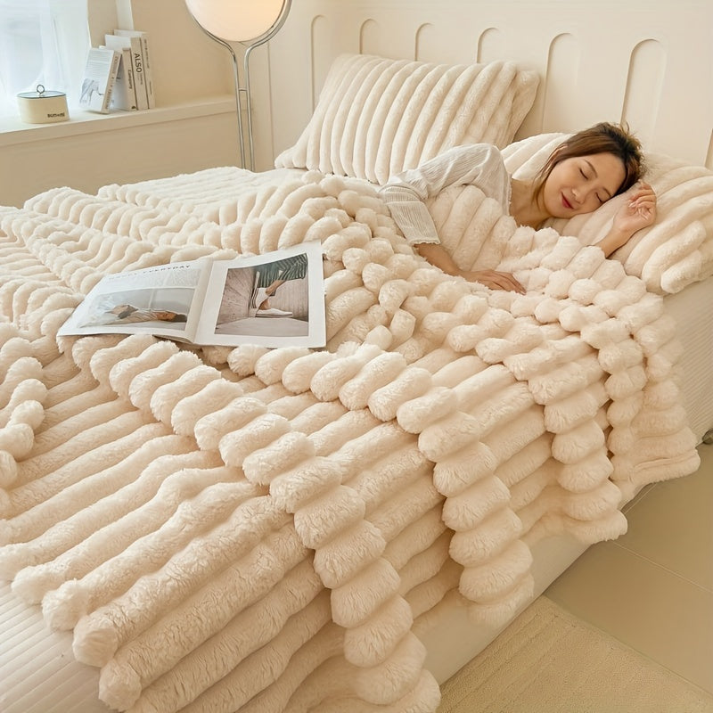 Luxurious Faux Fur Throw Blanket