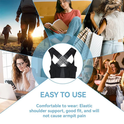 Back Posture Corrector Brace for Women/Kids