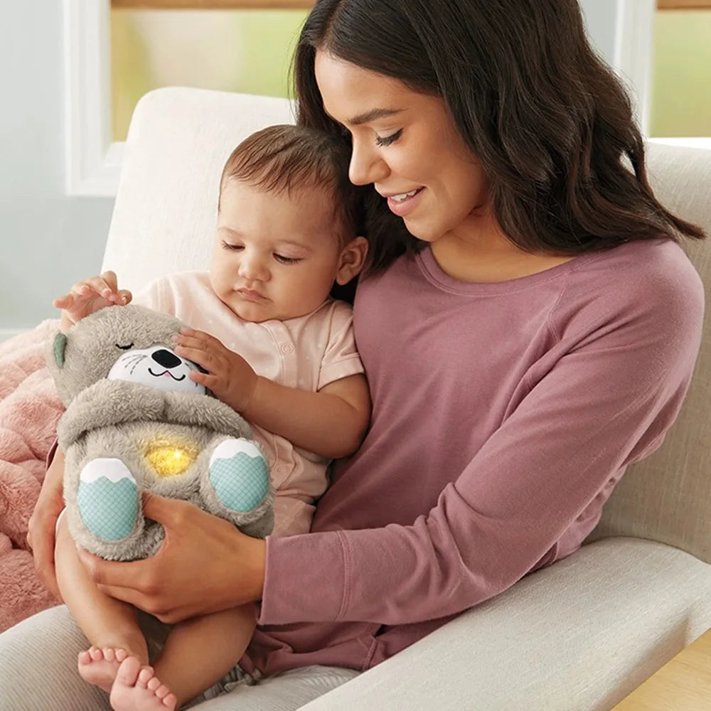 Baby Breathing Otter Plushie