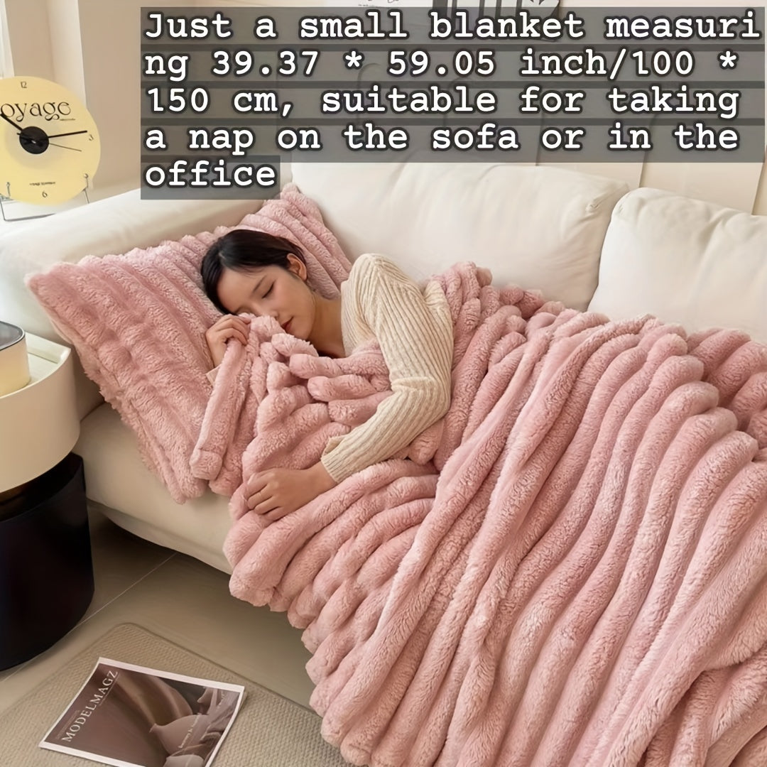 Luxurious Faux Fur Throw Blanket