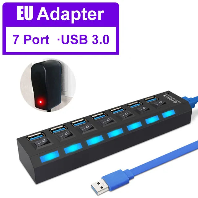 High Speed USB Port Power Splitter