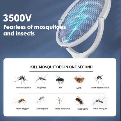 5 In 1 Fast Charging Bug/Fly Racket Swatter