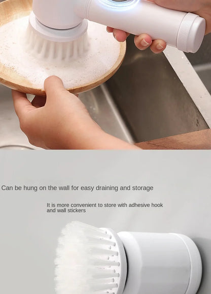 Electric Cleaning Brush for Kitchen and Bathroom