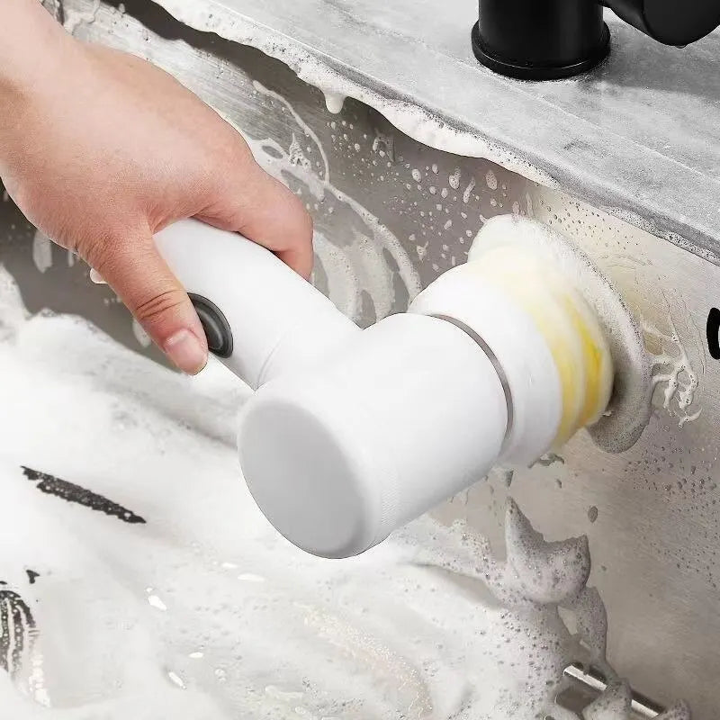 Electric Cleaning Brush for Kitchen and Bathroom