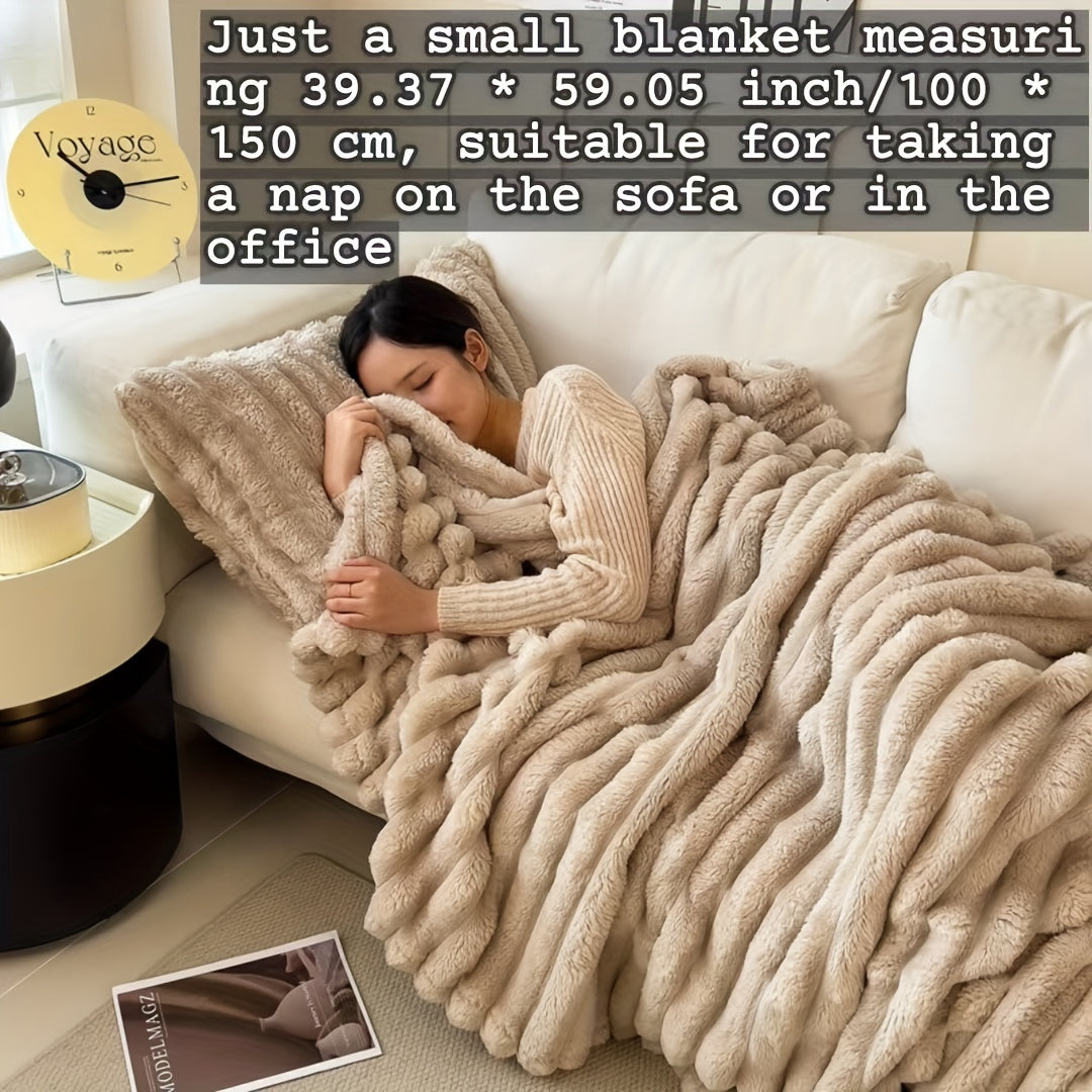 Luxurious Faux Fur Throw Blanket